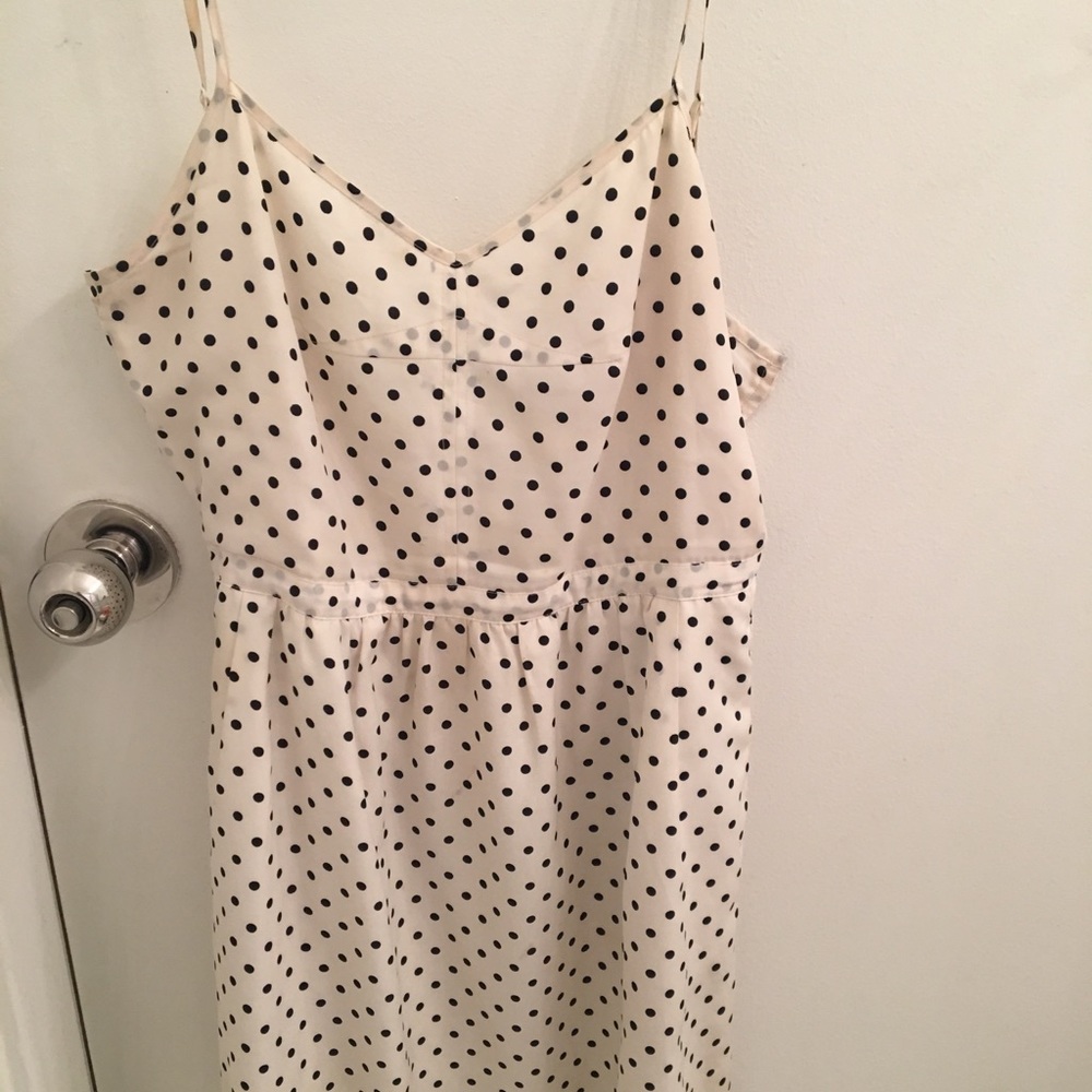 J crew polka dotted dress